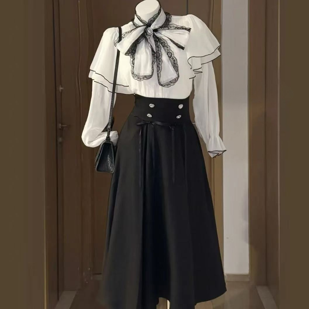 Vintage Fashion Ai - 2026 Women Japanese Kawaii 2-piece Set