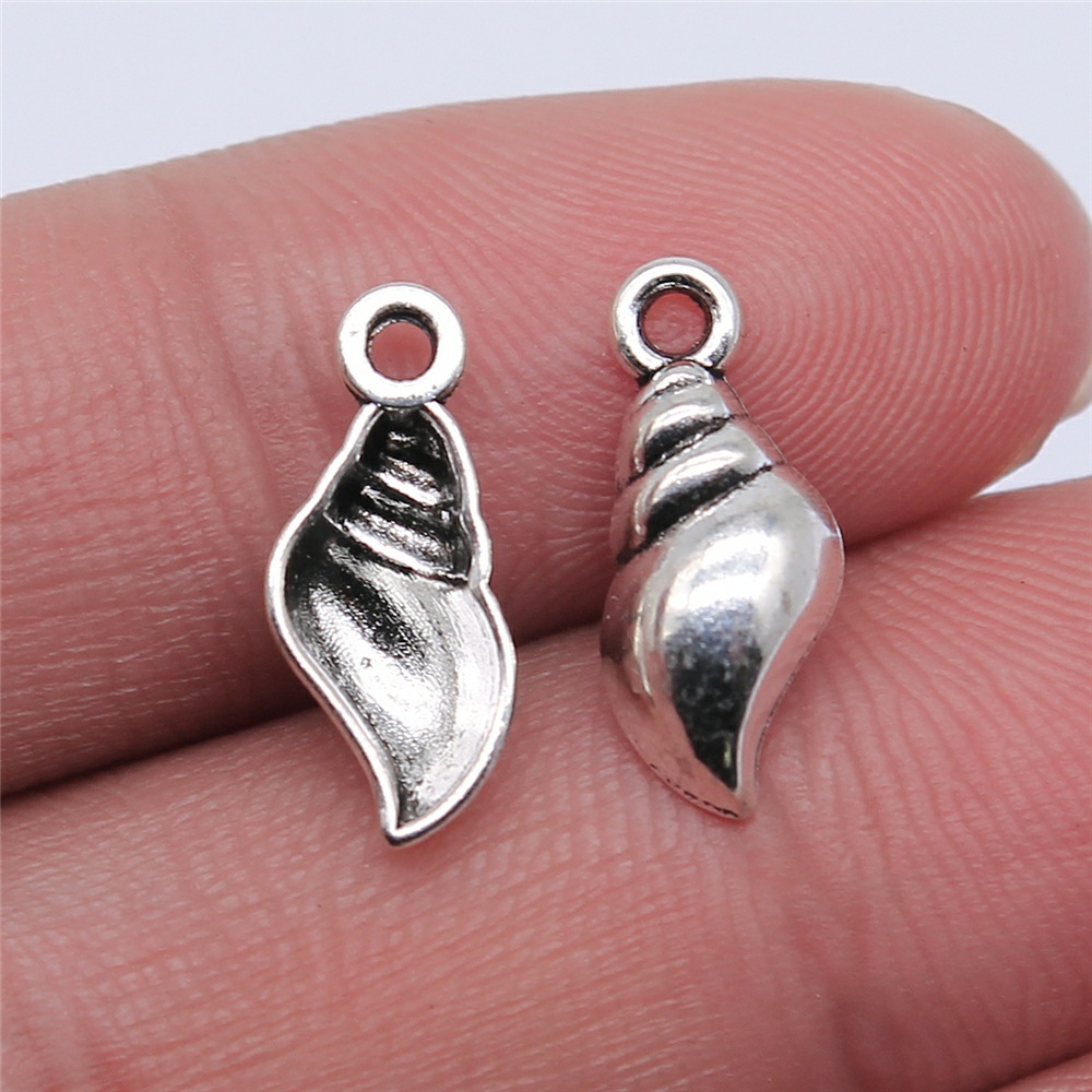 Vintage Fashion Tumblr - 20pcs 16x17mm Antique Silver Color Conch