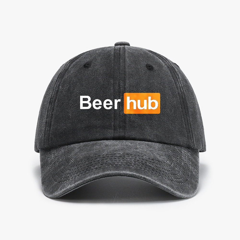 Vintage Fashion Hub - Funny Beer Hub Baseball Caps Vintage