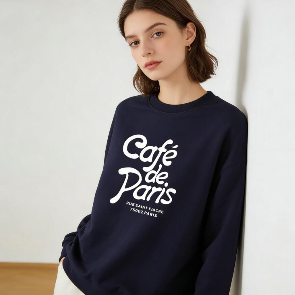 Vintage Fashion In Paris - Cafe de Paris Letters Printing Vintage