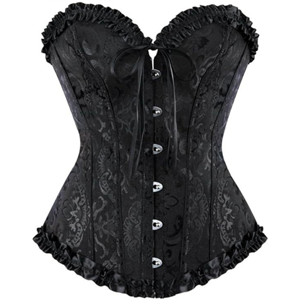 Vintage Victorian Fashion - Corset Top Plus Size Women Bustier