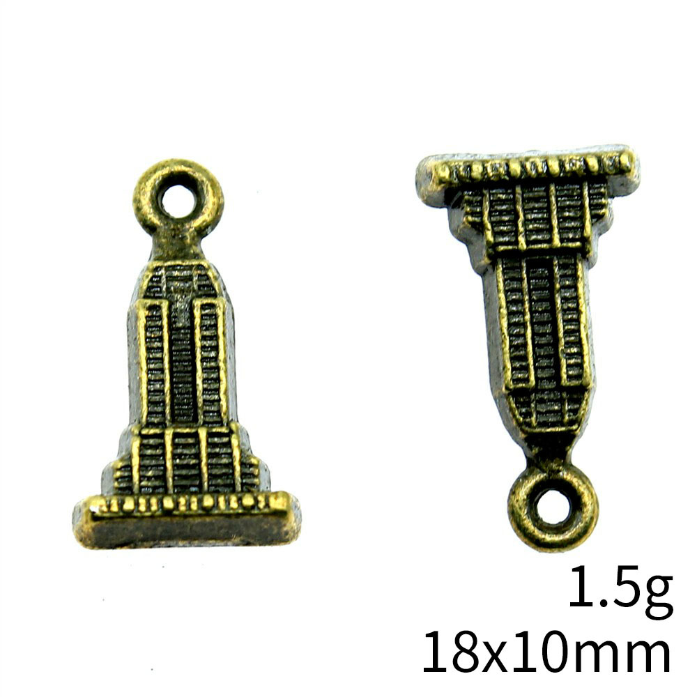 Vintage Fashion Build - 10pcs 18x10mm Antique Silver Color Antique
