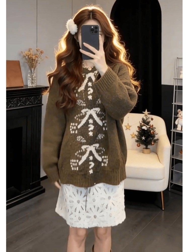 Vintage Fashion Years - Soft Style Women's Floral Embroidery Loose