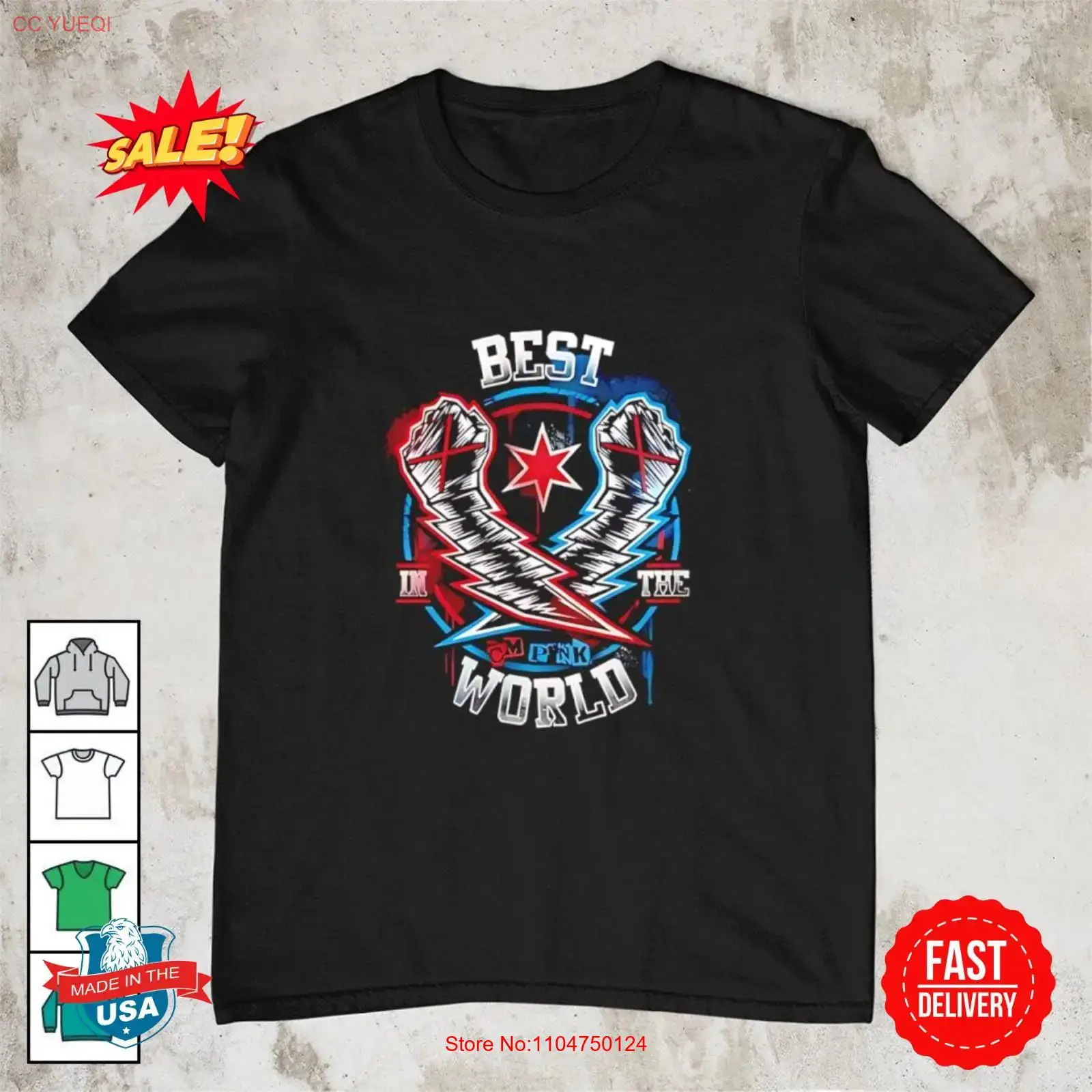 Vintage Fashion World - CM Punk Best in the World