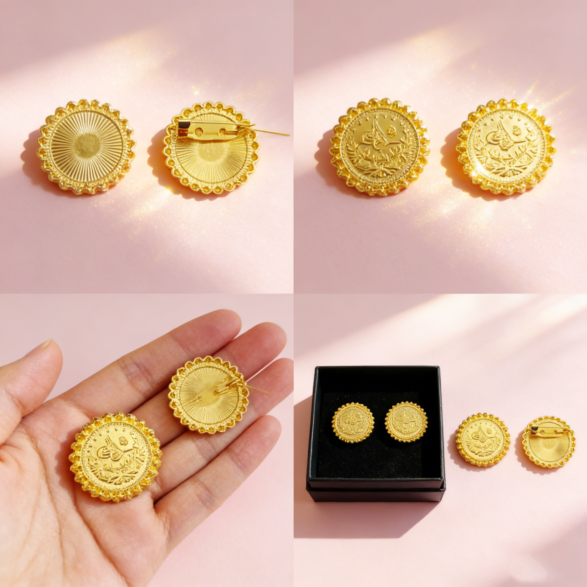 Coin Design Women's Brooch Ott - Vintage Fashion Events recension och pris