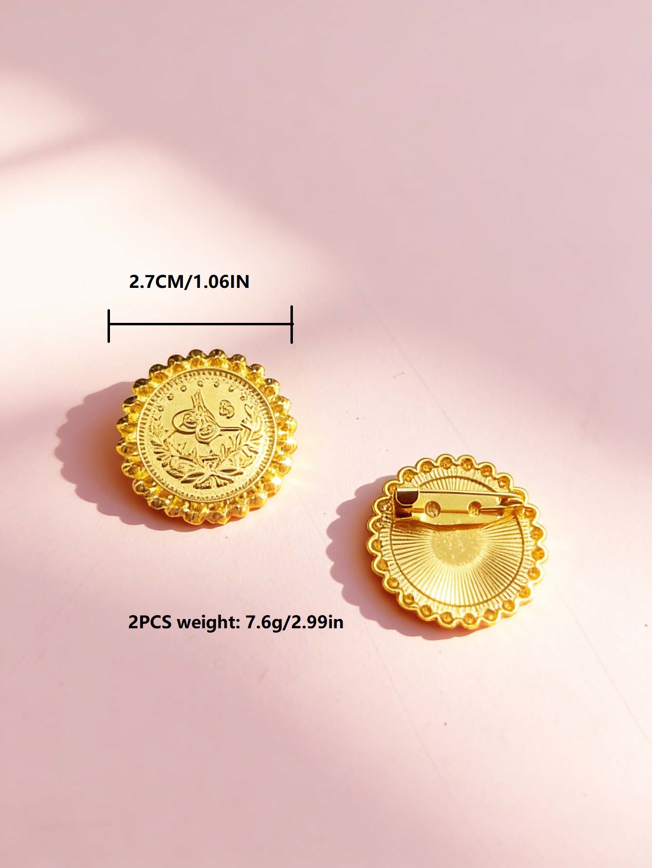 Coin Design Women's Brooch Ott - Vintage Fashion Events recension och pris