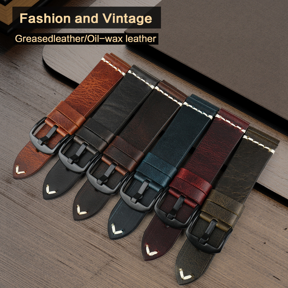 MAIKES Vintage Leather Strap W - Vintage Fashion Tags recension och pris