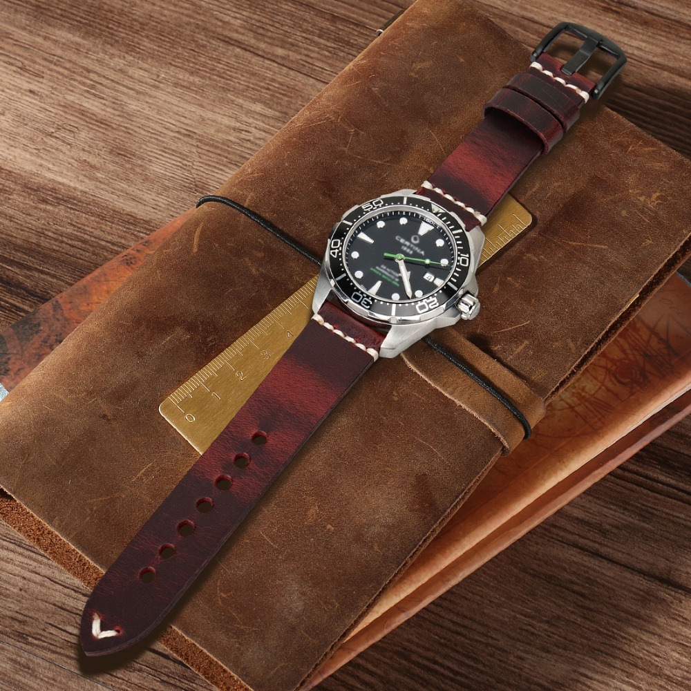 MAIKES Vintage Leather Strap W - Vintage Fashion Tags recension och pris