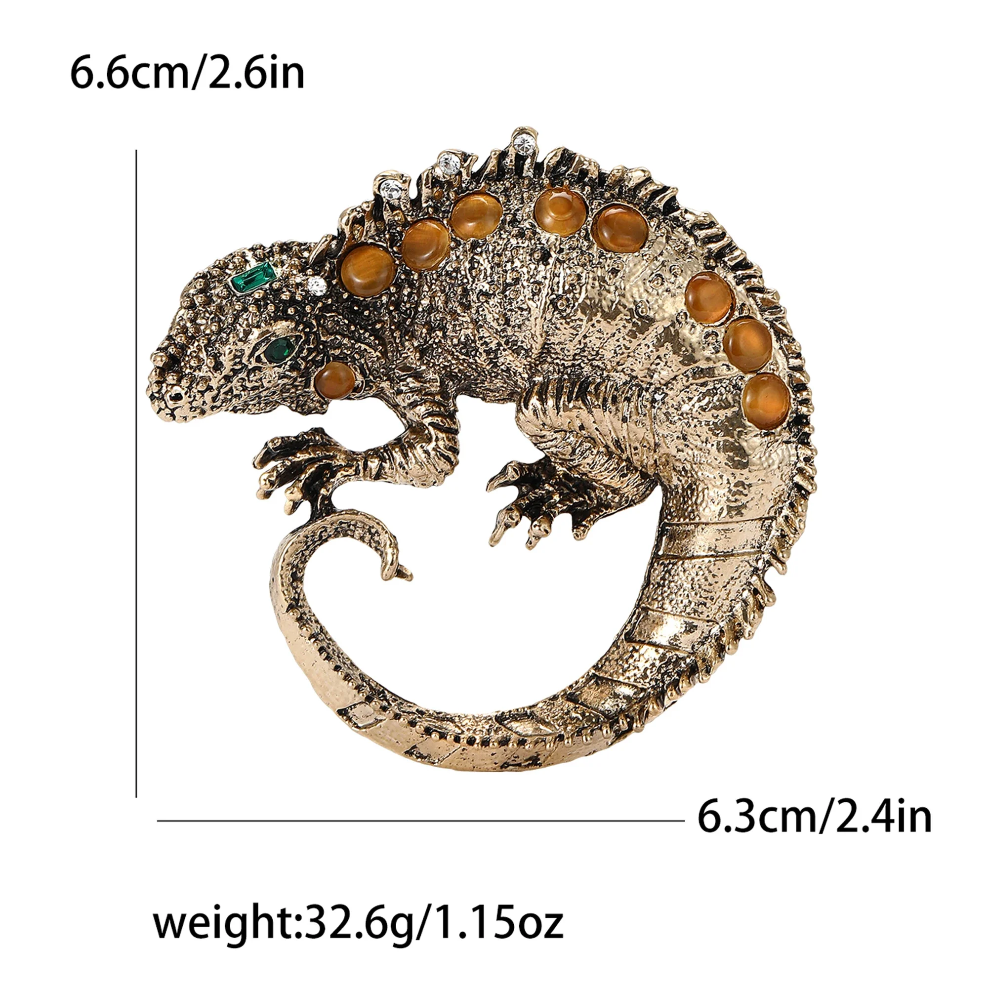 Rhinestone Lizard Brooches for - Vintage Fashion Events recension och pris