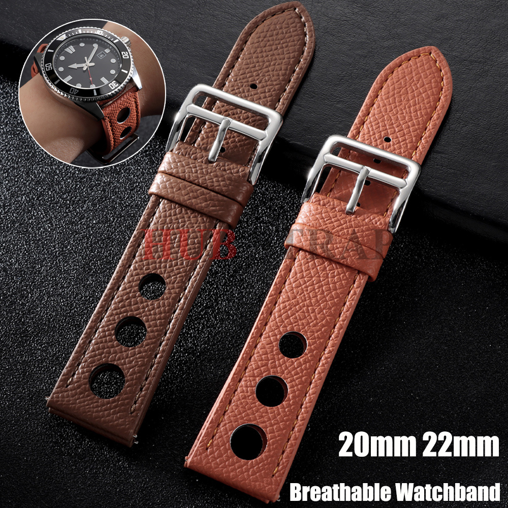 20mm 22mm Cowhide WatchStrap B - Vintage Fashion Tags recension och pris