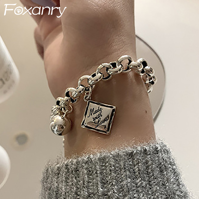 FOXANRY English Letter Tag Pun - Vintage Fashion Tags recension och pris
