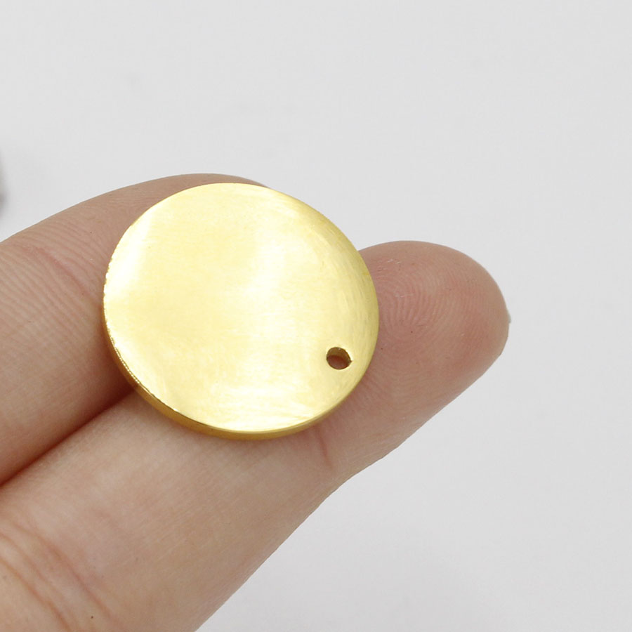 50pcs 8-30mm Gold Color Mirror - Vintage Fashion Tags recension och pris