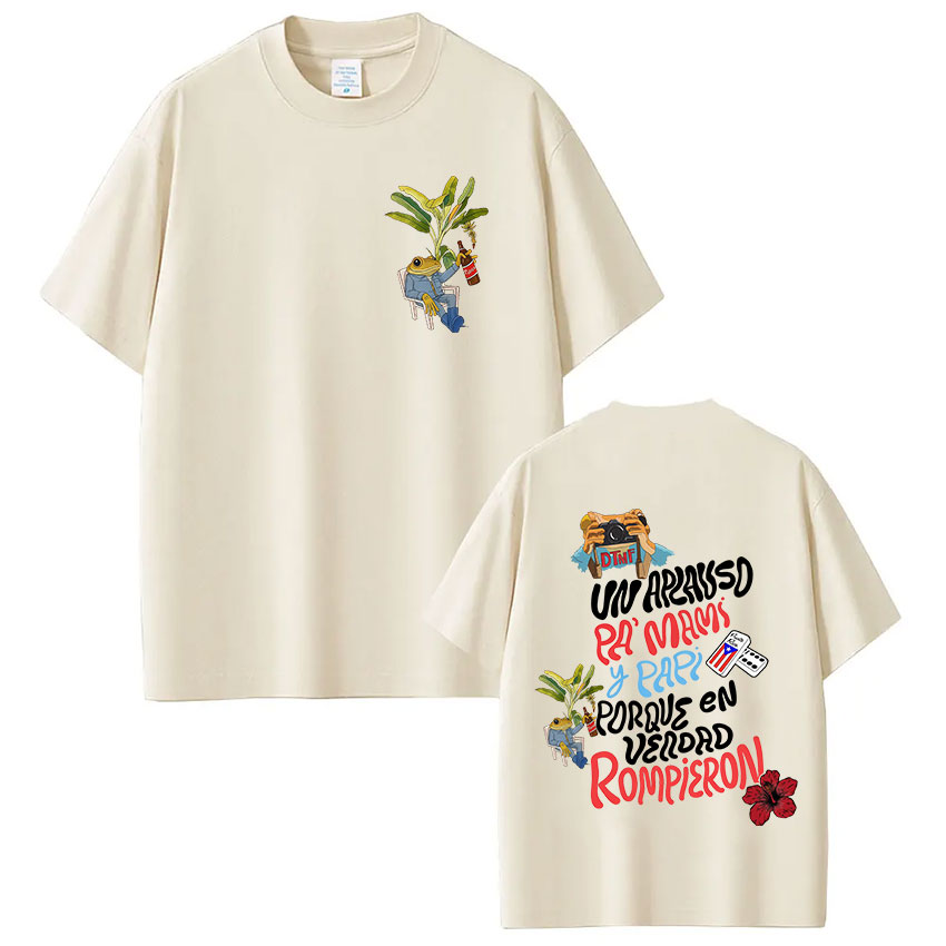 Rapper Bad Bunny T-shirt Debi  - Vintage Fashion World recension och pris