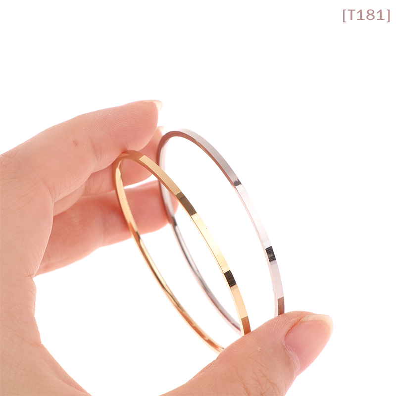 [E] Titanium Steel Simple Plai - Vintage Fashion In Paris recension och pris