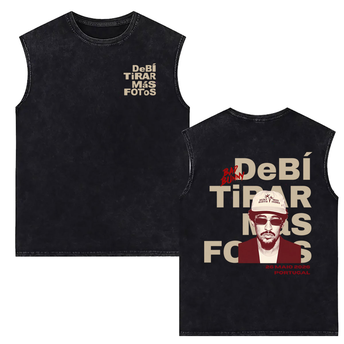 Rapper Bad Bunny Vintage Washe - Vintage Fashion World recension och pris