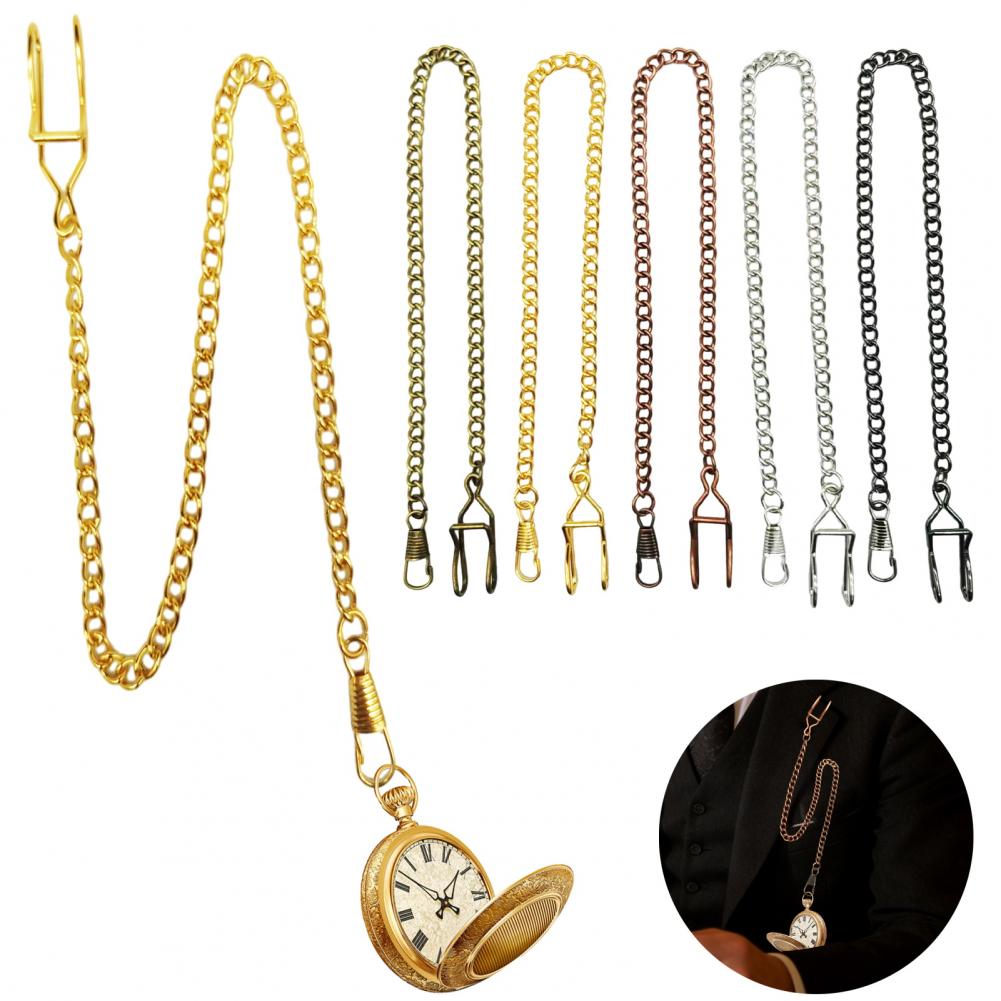 2Pcs Men Pocket Watch Chain Li - Vintage Fashion Tags recension och pris