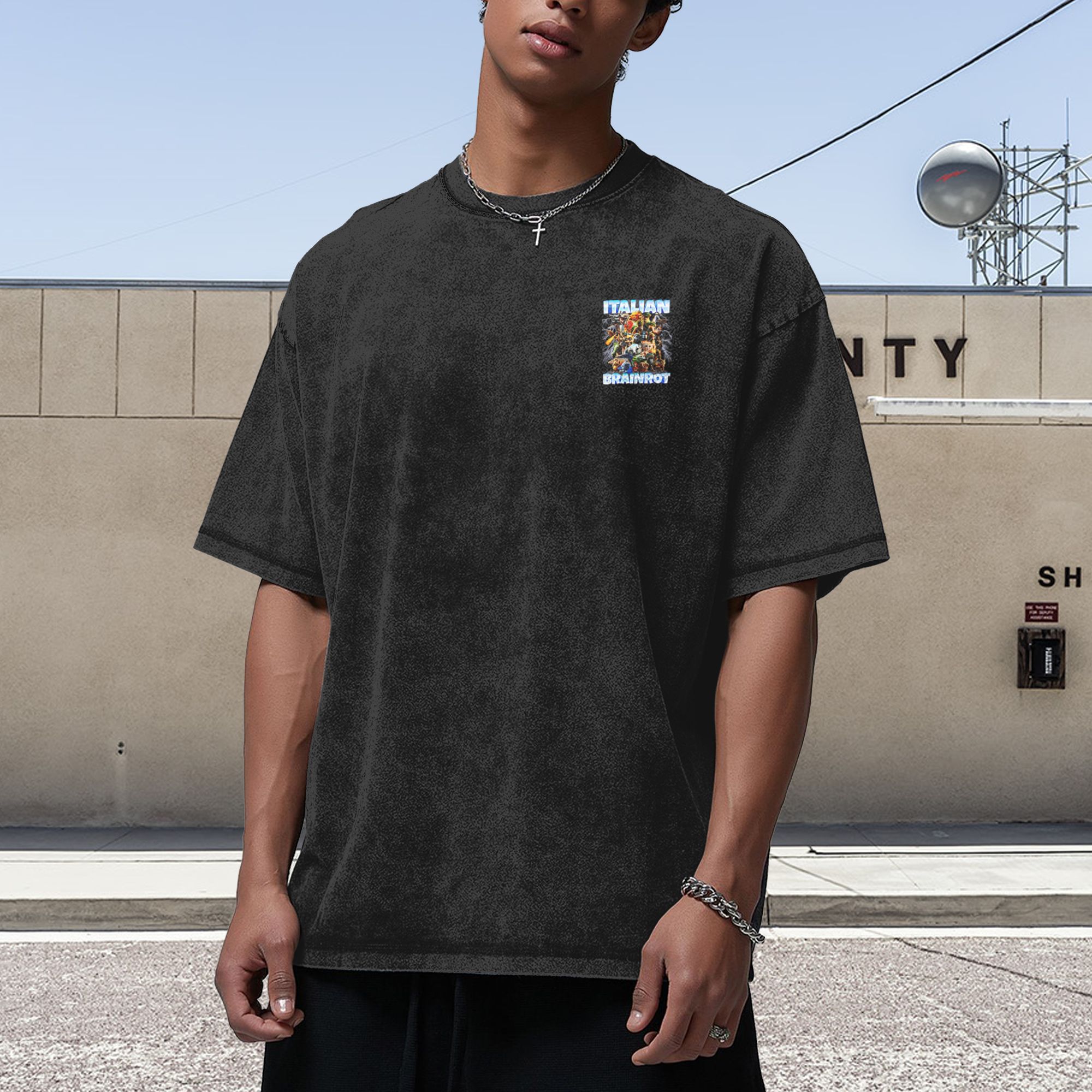 Custom Logo Italian Brainrot C - Vintage Fashion Gen Z recension och pris