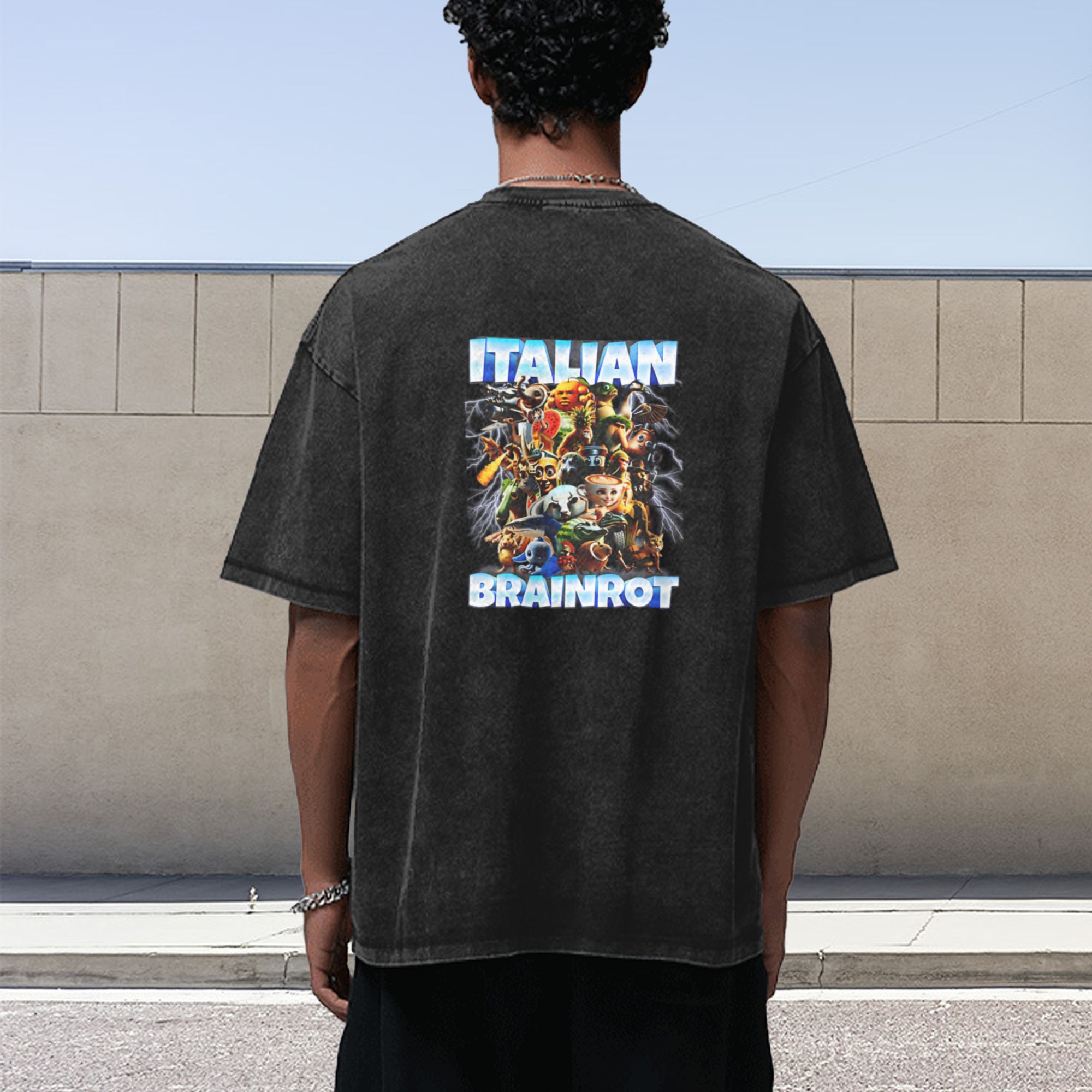 Custom Logo Italian Brainrot C - Vintage Fashion Gen Z recension och pris