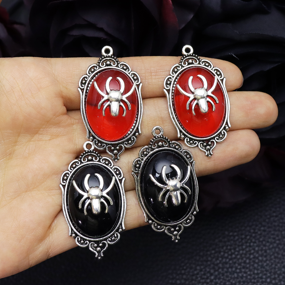 2Pcs Vintage Spider Charms Pen - Vintage Fashion Earrings recension och pris