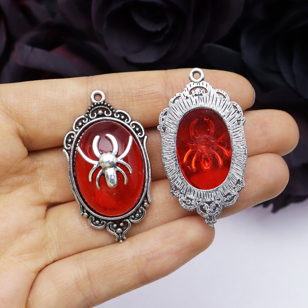 2Pcs Vintage Spider Charms Pen - Vintage Fashion Earrings recension och pris