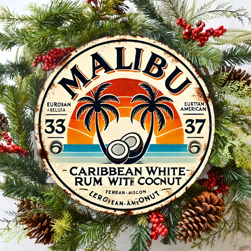 Vintage Malibu Rum Coconut Alu - Vintage Fashion Plates recension och pris
