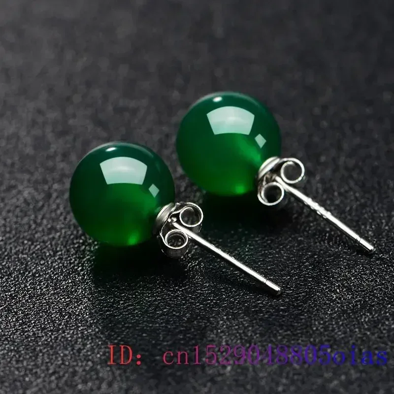 Jade Bead Earrings Energy Ston - Vintage Fashion Earrings recension och pris