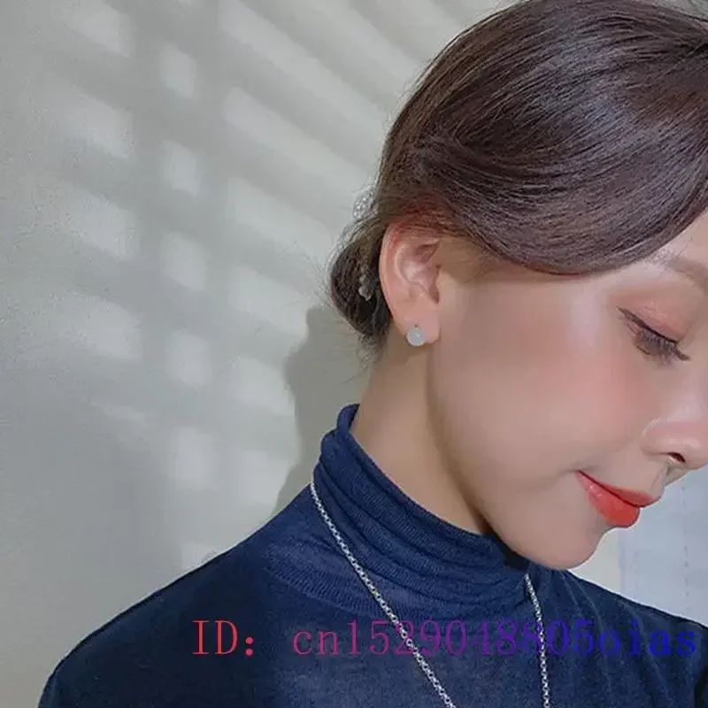 Jade Bead Earrings Energy Ston - Vintage Fashion Earrings recension och pris