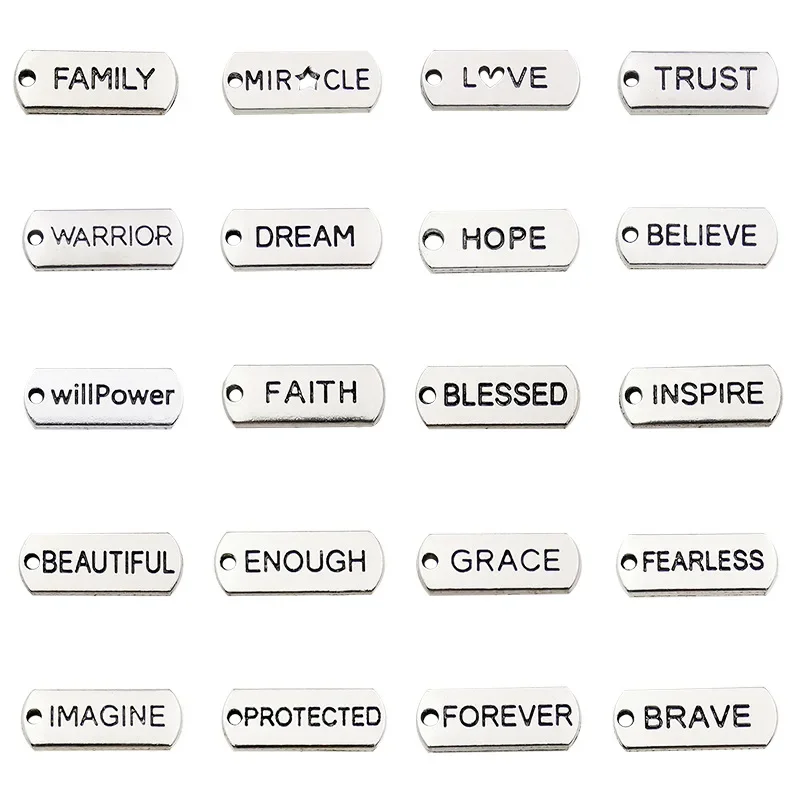 20PCS Mix Vintage Alloy Tags I - Vintage Fashion Tags recension och pris