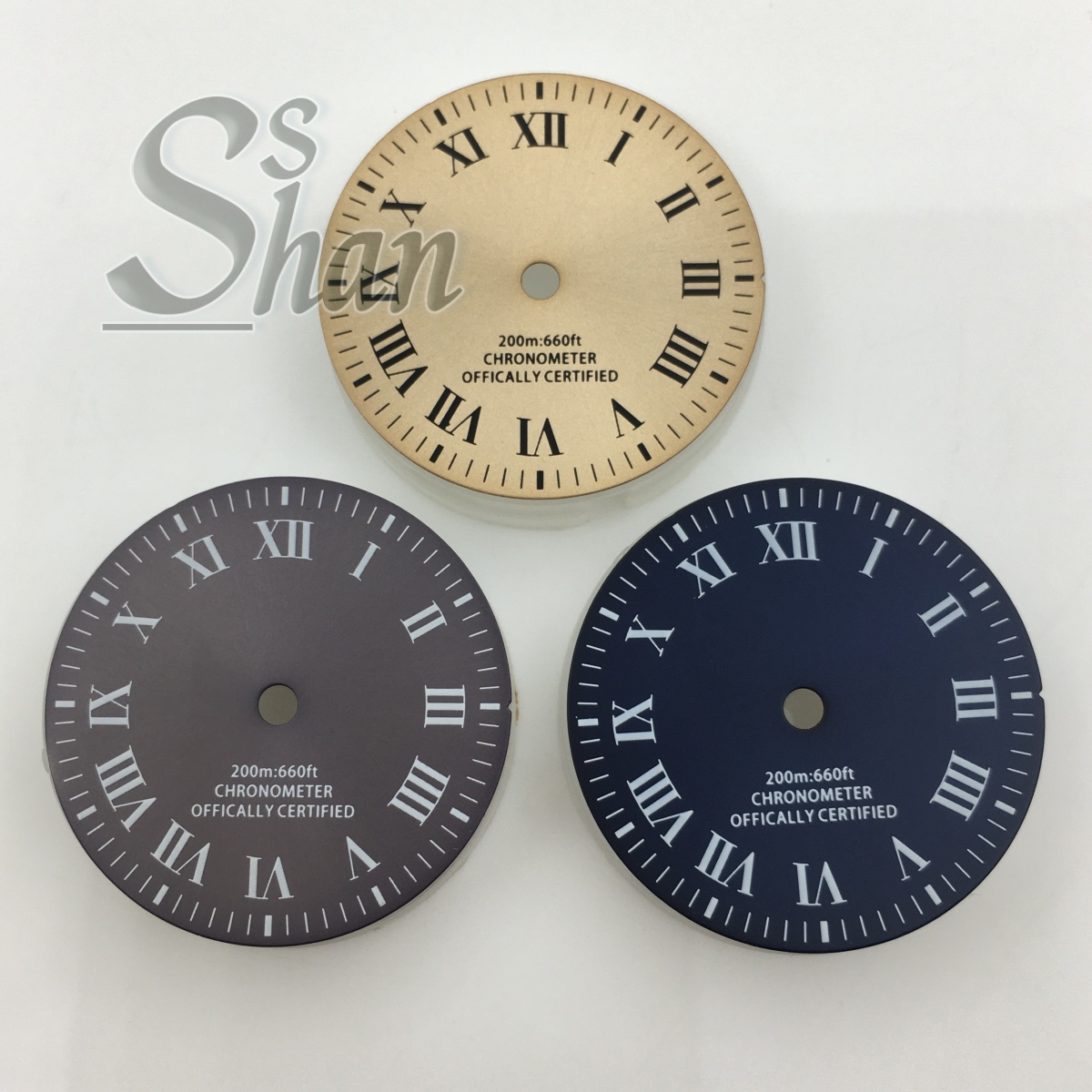 Watch dial 29mm vintage Roman  - Vintage Fashion Tags recension och pris
