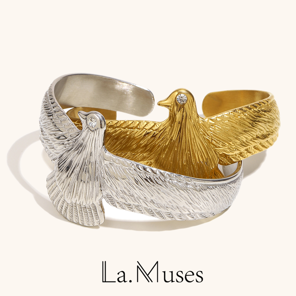 La. Muses Zircon Eye Bird Shap - Vintage Fashion La recension och pris