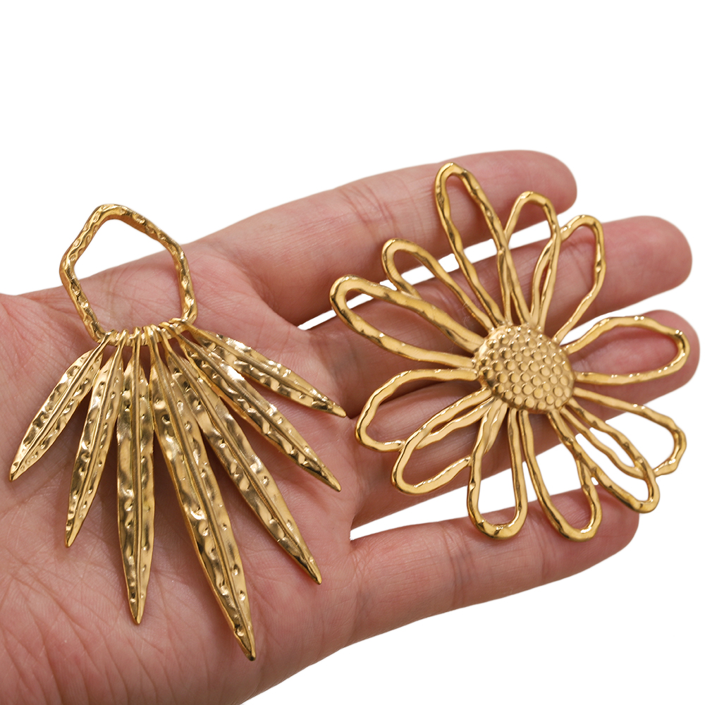 5pcs Stainless Steel Flower Ch - Vintage Fashion Earrings recension och pris