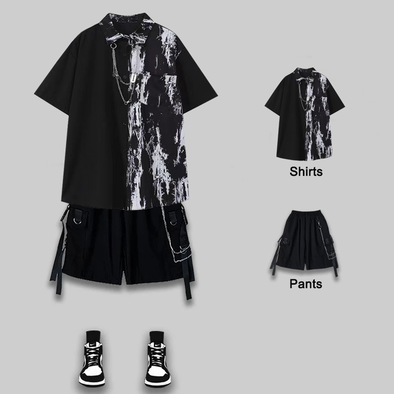 Arens Techwear Men's Summer Su - Tie Dye Shirt Vintage recension och pris