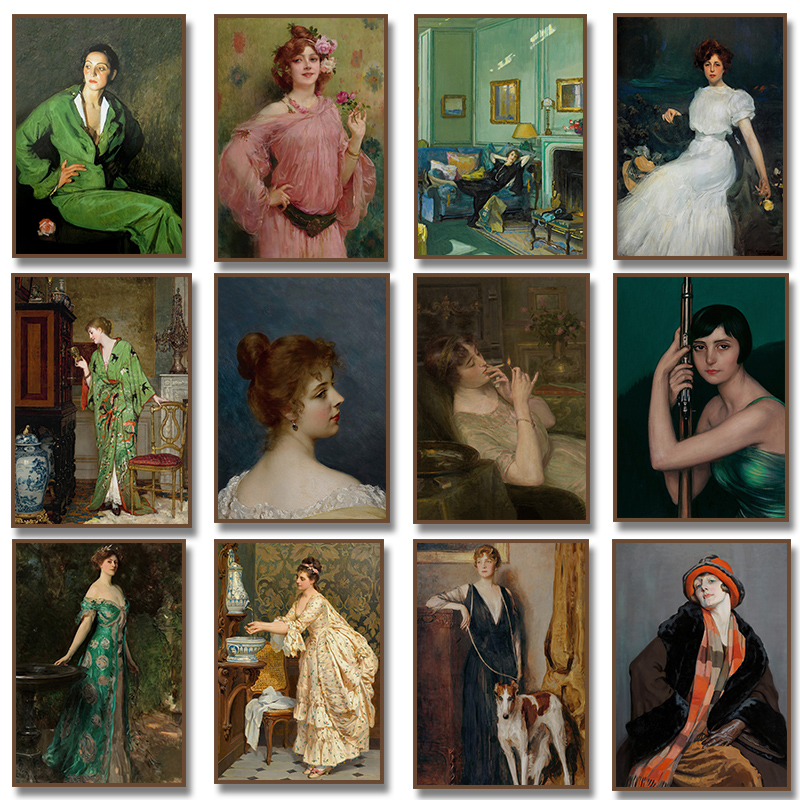Renaissance Women Portrait Pos - Vintage Victorian Fashion recension och pris