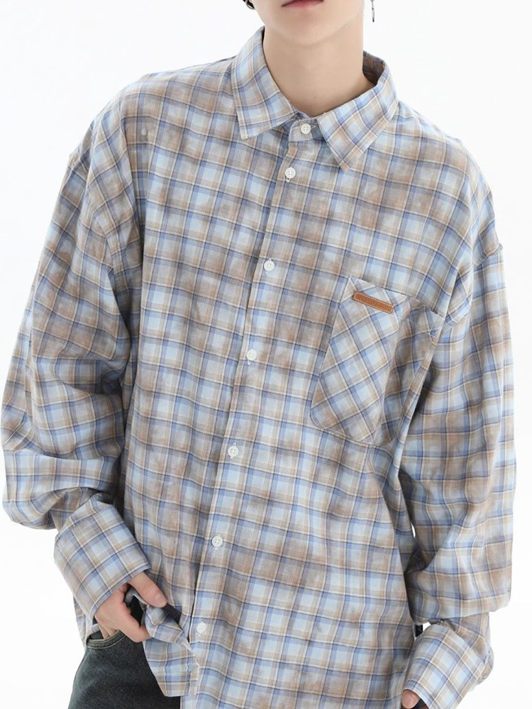 Jmprs Y2K Tie Dye Plaid Shirt  - Tie Dye Shirt Vintage recension och pris