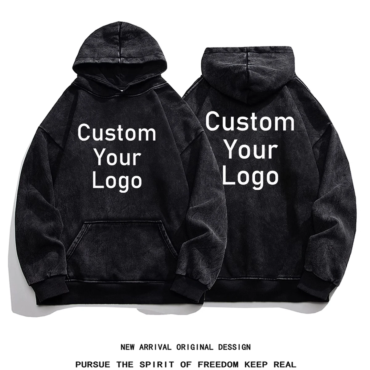 Custom Your Logo Design High W - Tie Dye Shirt Vintage recension och pris