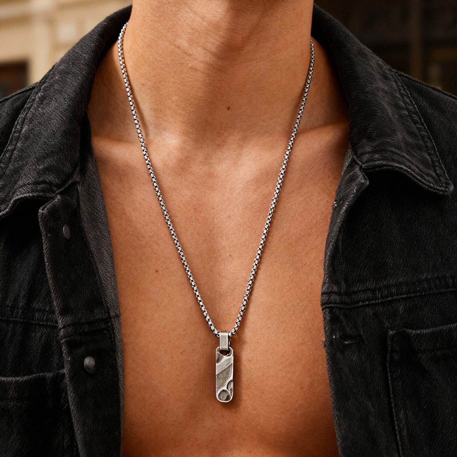 Small Dogtag Pendant Necklaces - Vintage Fashion Tags recension och pris