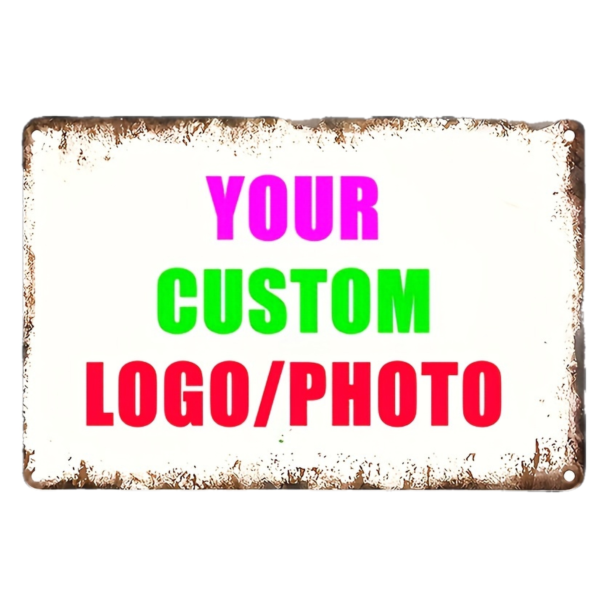 Custom Your Logo/Photo Metal T - Vintage Fashion Plates recension och pris