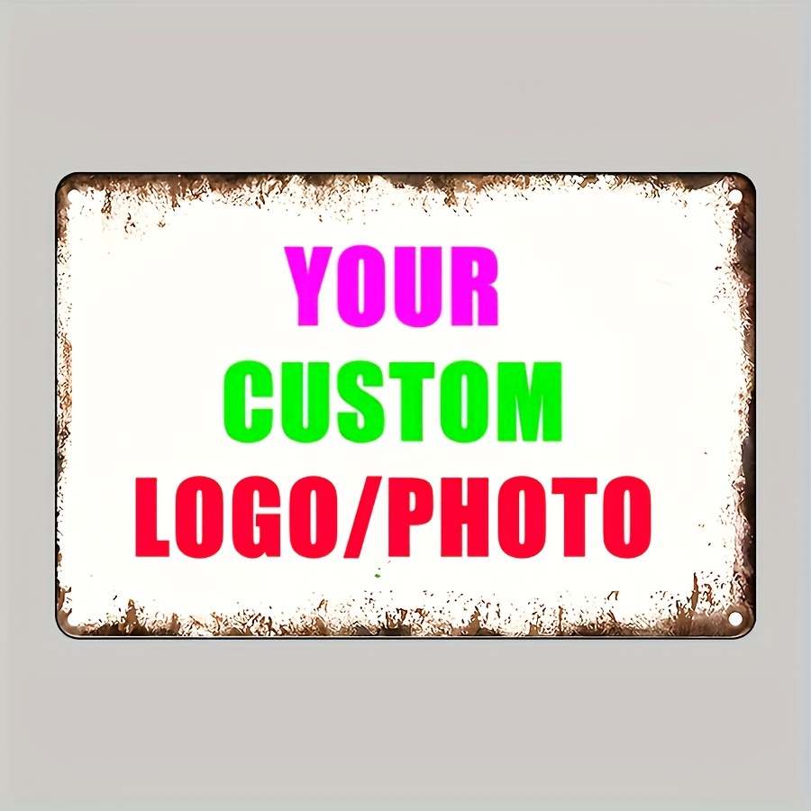 Custom Your Logo/Photo Metal T - Vintage Fashion Plates recension och pris