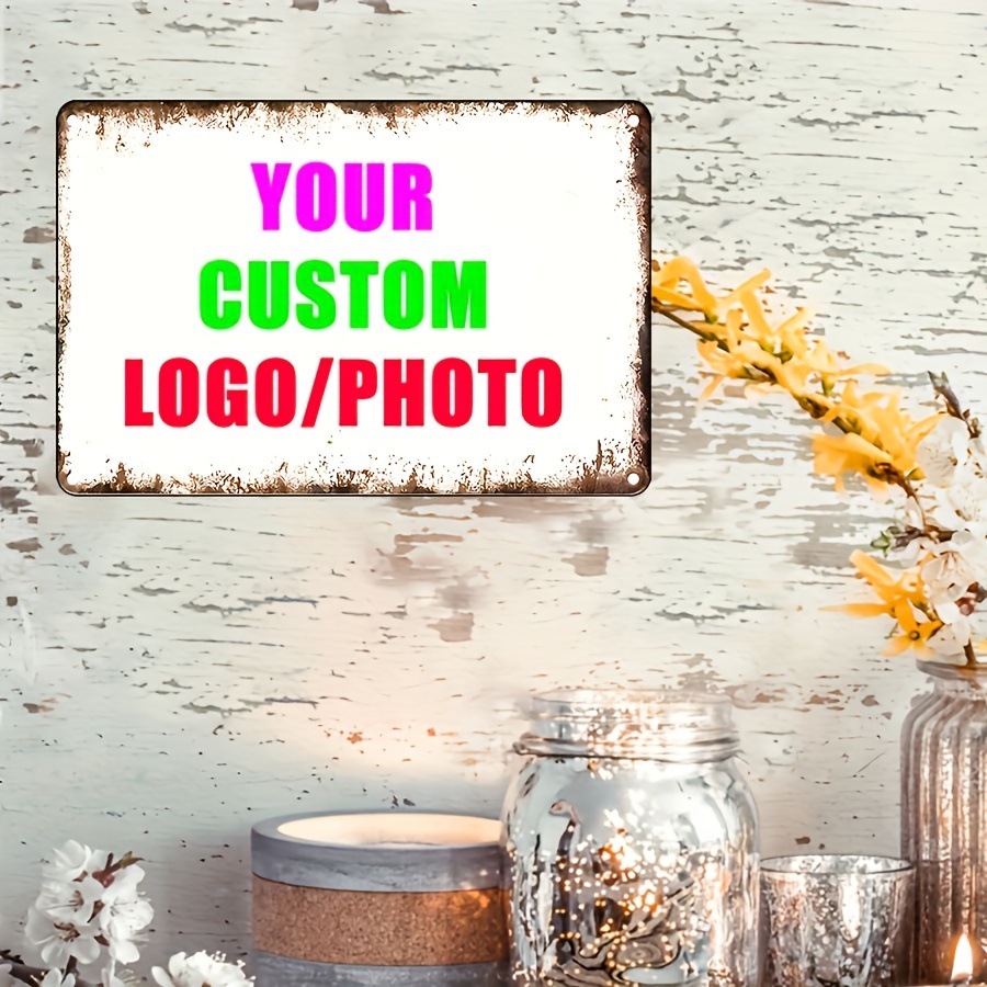 Custom Your Logo/Photo Metal T - Vintage Fashion Plates recension och pris