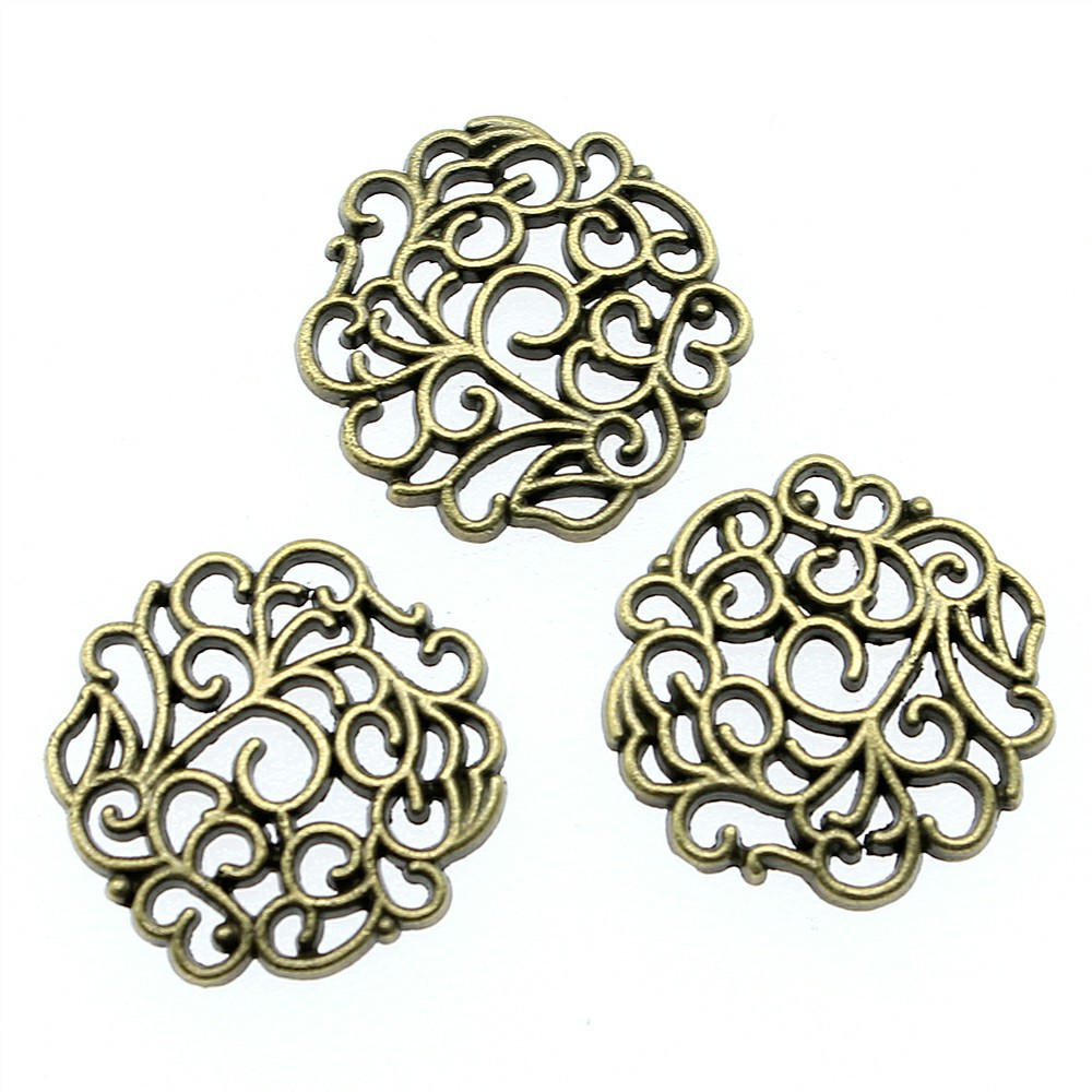 10pcs 18x18mm 2 Colors Antique - Vintage Fashion Tumblr recension och pris