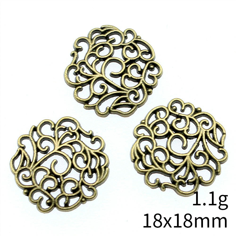 10pcs 18x18mm 2 Colors Antique - Vintage Fashion Tumblr recension och pris