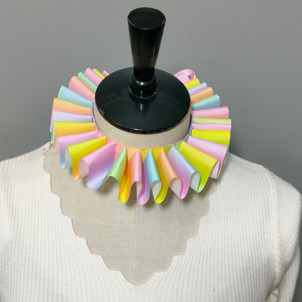 Detachable Neck Ruffled Collar - Vintage Victorian Fashion recension och pris