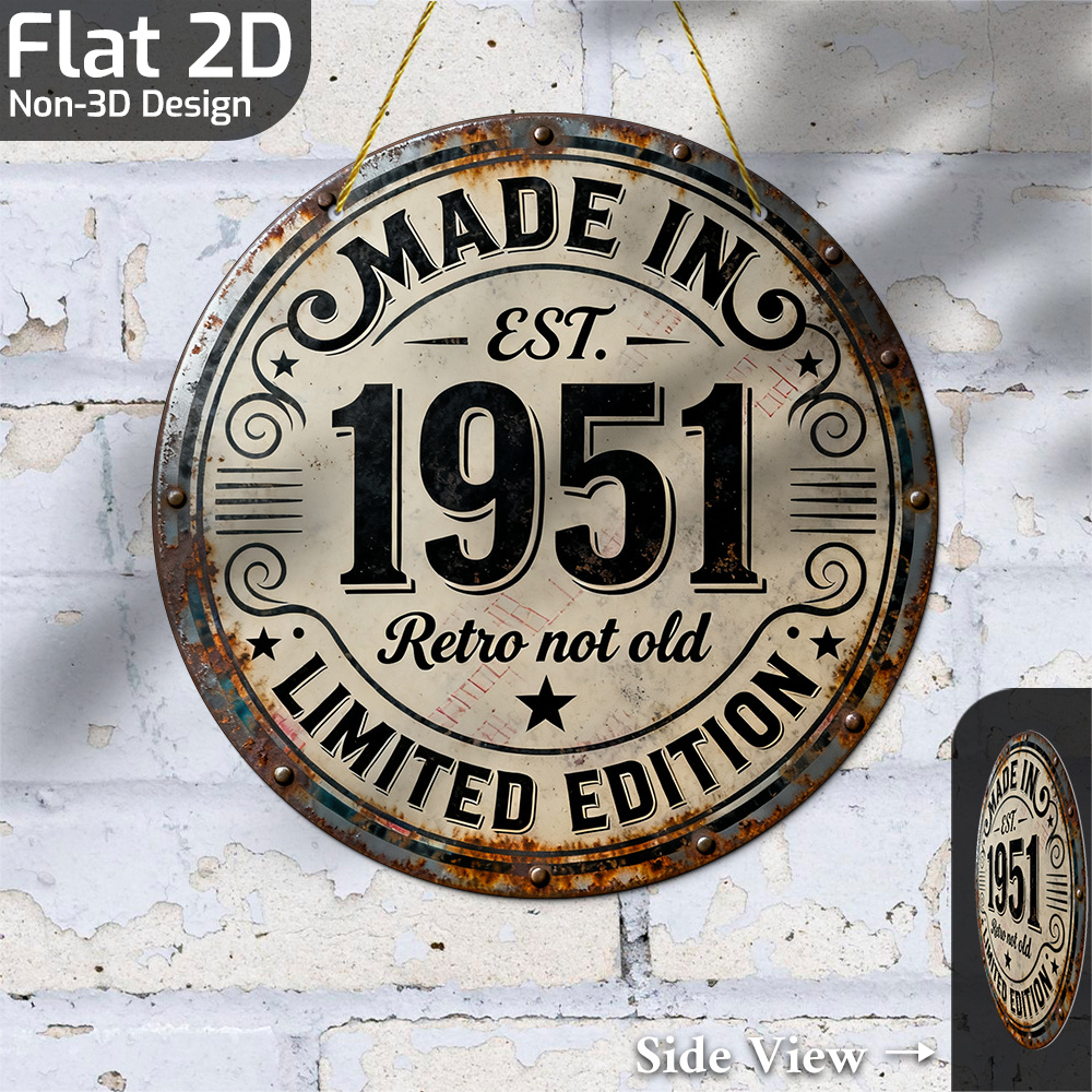 2D Flat, 1pc Vintage Metal Wal - Vintage Fashion Plates recension och pris