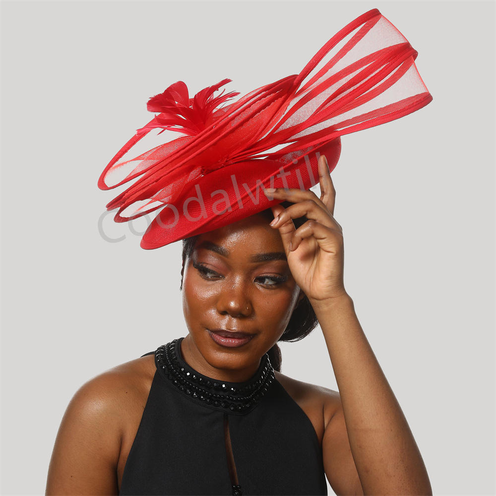 Feather Derby Hat Flower Fasci - Vintage Fashion Events recension och pris