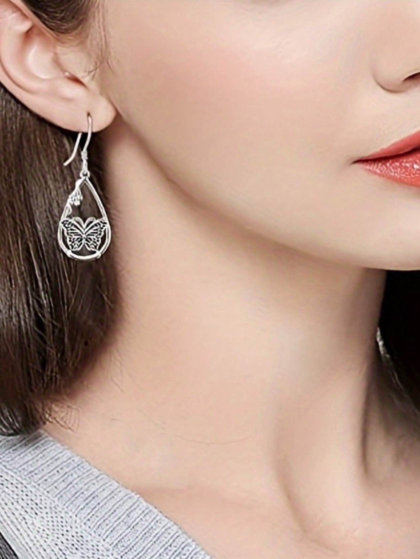 1pair Vintage Fashionable Wate - Vintage Fashion Earrings recension och pris