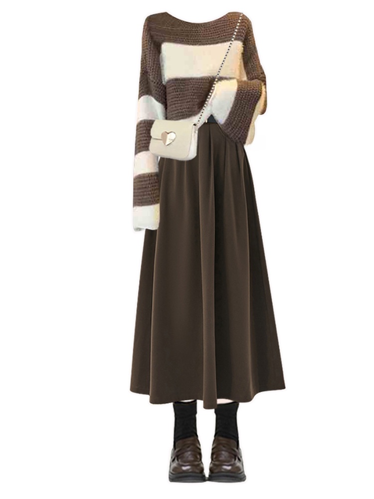 High Waist Knitted Sweater And - Vintage Fashion Years recension och pris