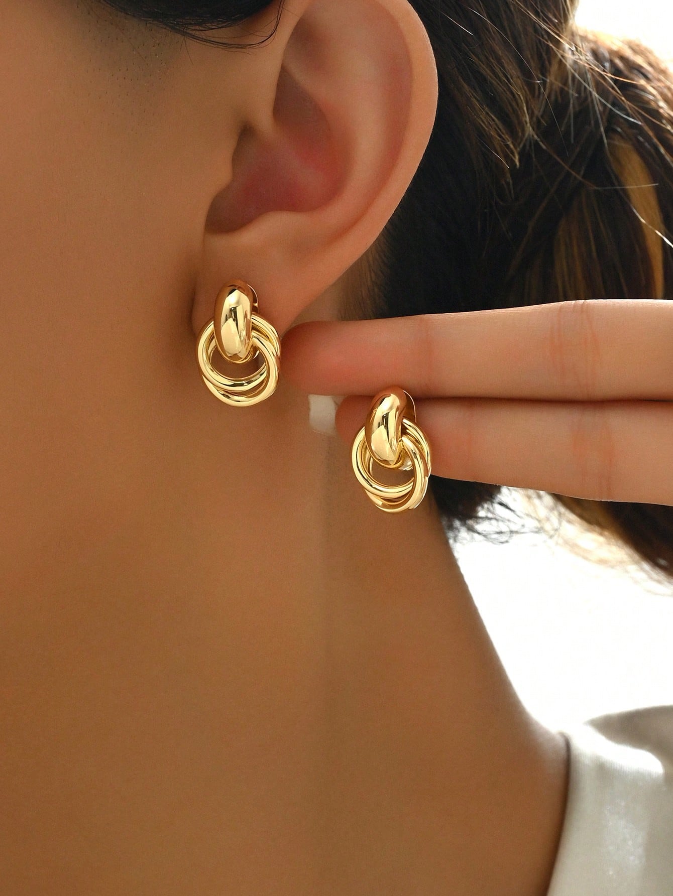 14K Gold Plated Vintage Boho C - Vintage Fashion Earrings recension och pris