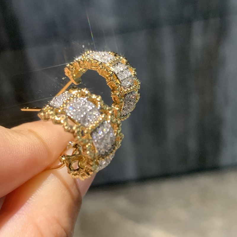 Aazuo Vintage Style Real 18K Y - Vintage Fashion Earrings recension och pris