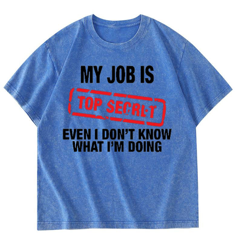 My Job Is Top Secret Funny Gra - Vintage Fashion Jobs recension och pris