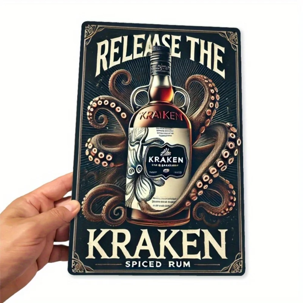 Vintage Kraken Spiced Rum Meta - Vintage Fashion Plates recension och pris